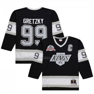 Camiseta Hockey Los Angeles Kings Wayne Gretzky Mitchell & Ness Big & Tall 1992-93 Blue Line 2.0 Negro