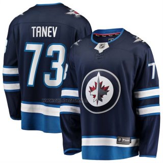 Camiseta Hockey Winnipeg Jets Brandon Tanev Primera Breakaway Azul