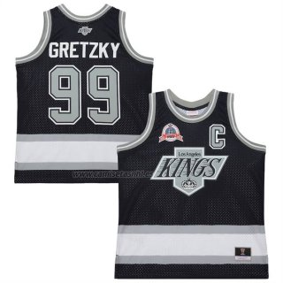 Camiseta Hockey Los Angeles Kings Wayne Gretzky Maxxed Out Fashion Negro