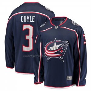 Camiseta Hockey Columbus Blue Jackets Charlie Coyle Primera Breakaway Azul Camiseta Hockey Columbus Blue Jackets Charlie Coyle Primera Breakaway Azul