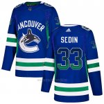 Camiseta Hockey Vancouver Canucks Henrik Sedin Drift Fashion Azul
