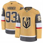 Camiseta Hockey Vegas Golden Knights Mitch Marner Primera Premium Amarillo