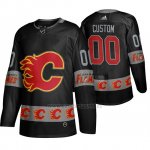 Camiseta Calgary Flames Personalizada Breakaway Negro