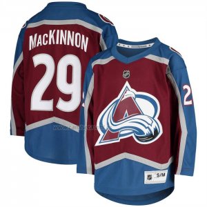 Camiseta Hockey Nino Colorado Avalanche Nathan Mackinnon Primera Replica Rojo