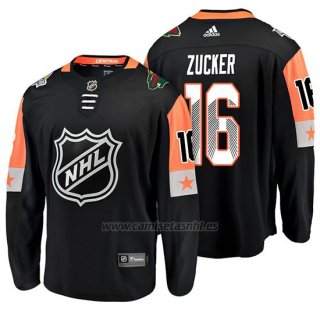 Camiseta Minnesota Wild Jason Zucker 2018 All Star Negro