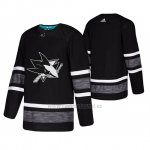 Camiseta San Jose Sharks Blank 2019 All Star Negro