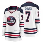Camiseta Mujer Winnipeg Jets Ben Chiarot Heritage Breakaway Blanco