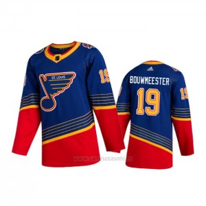 Camiseta Hockey St. Louis Blues Jay Bouwmeester Retro Autentico 2019-20 Azul