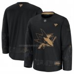 Camiseta Hockey San Jose Sharks 2024 Military Appreciation Negro