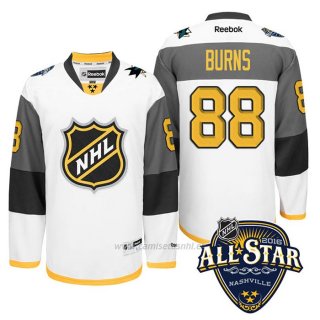 Camiseta Hockey San Jose Sharks 88 Brent Burns 2016 All Star Blanco