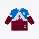 Camiseta Hockey Colorado Avalanche Nathan MacKinnon 2020 Power Play Azul