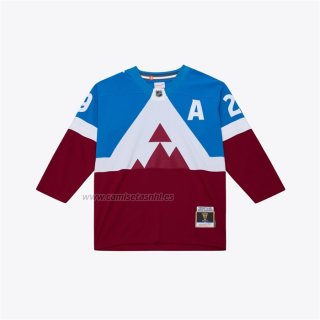 Camiseta Hockey Colorado Avalanche Nathan MacKinnon 2020 Power Play Azul