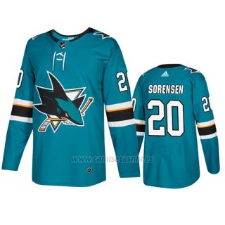 Camiseta San Jose Sharks Marcus Sorensen Primera Verde