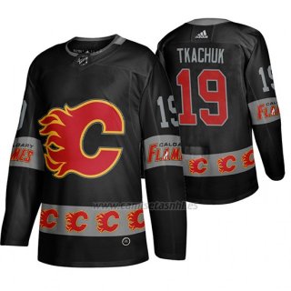 Camiseta Calgary Flames Matthew Tkachuk Breakaway Negro
