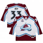 Camiseta Hockey Colorado Avalanche Patrick Roy Mitchell & Ness 2000-01 Blanco
