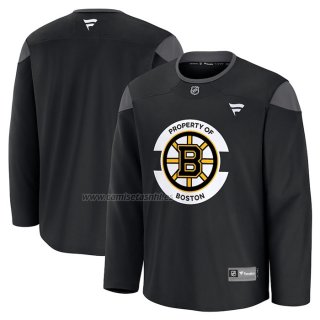 Camiseta Hockey Boston Bruins Practice Negro