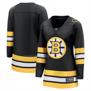 Camiseta Hockey Mujer Boston Bruins Aniversario Primera Breakaway Negro Camiseta Hockey Mujer Boston Bruins Aniversario Primera Breakaway Negro