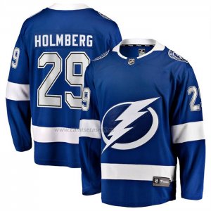 Camiseta Hockey Tampa Bay Lightning Pontus Holmberg Primera Breakaway Azul Camiseta Hockey Tampa Bay Lightning Pontus Holmberg Primera Breakaway Azul