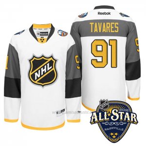 Camiseta Hockey New York Islanders 91 John Tavares 2016 All Star Blanco
