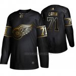 Camiseta Detroit Red Wings Dylan Larkin Golden Edition Autentico Negro