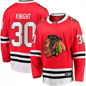 Camiseta Hockey Chicago Blackhawks Spencer Knight Primera Breakaway Rojo