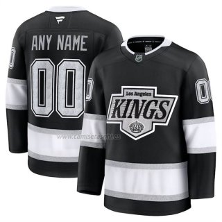 Camiseta Hockey Los Angeles Kings Primera Premium Personalizada Negro