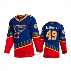 Camiseta Hockey St. Louis Blues Ivan Barbashev Retro Autentico 2019-20 Azul