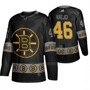 Camiseta Boston Bruins David Krejci Breakaway Negro