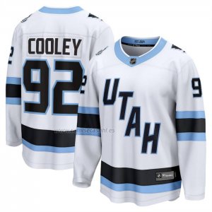 Camiseta Hockey Utah Mammoth Logan Cooley Segunda Breakaway Blanco Camiseta Hockey Utah Mammoth Logan Cooley Segunda Breakaway Blanco