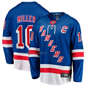 Camiseta Hockey New York Rangers JT Miller Primera Captains Patch Breakaway Azul Camiseta Hockey New York Rangers JT Miller Primera Captains Patch Breakaway Azul