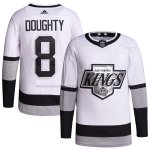 Camiseta Hockey Los Angeles Kings Drew Doughty 2021-22 Alterno Autentico Blanco