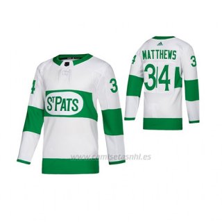 Camiseta Nino Toronto St. Patricks Auston Matthews Blanco