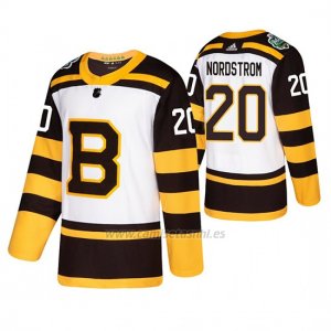 Camiseta Boston Bruins Joakim Nordstrom Winter Classic Adidas Blanco