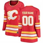 Camiseta Hockey Mujer Calgary Flames Primera Breakaway Personalizada Rojo