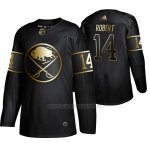 Camiseta Buffalo Sabres Rene Robert Golden Edition Retired Jugador Autentico Negro