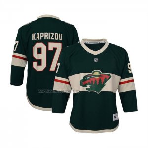 Camiseta Hockey Nino Minnesota Wild Kirill Kaprizov Primera Replica Verde Camiseta Hockey Nino Minnesota Wild Kirill Kaprizov Primera Replica Verde