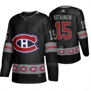 Camiseta Montreal Canadiens Jesperi Kotkaniemi Breakaway Negro