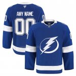 Camiseta Hockey Tampa Bay Lightning Primera Autentico Pro Personalizada Azul