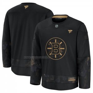 Camiseta Hockey Boston Bruins 2024 Military Appreciation Negro