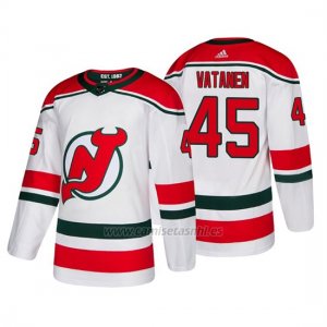 Camiseta New Jersey Devils Sami Vatanen Alternato Adidas Autentico Blanco