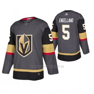 Camiseta Vegas Golden Knights Deryk Engelland Autentico Adidas Gris