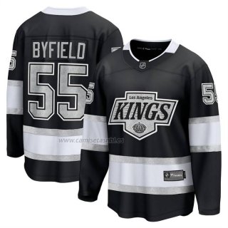 Camiseta Hockey Los Angeles Kings Quinton Byfield Primera Breakaway Negro