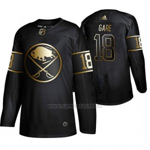 Camiseta Buffalo Sabres Danny Gare Golden Edition Retired Jugador Autentico Negro