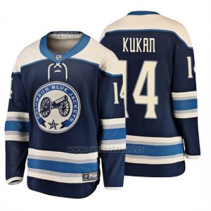 Camiseta Nino Columbus Blue Jackets Dean Kukan 2019 Alternato Breakaway Azul