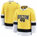 Camiseta Hockey Boston Bruins 2026 Stadium Series Premium Oro Camiseta Hockey Boston Bruins 2026 Stadium Series Premium Oro
