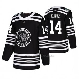 Camiseta Chicago Blackhawks Chris Kunitz Winter Classic Adidas Negro
