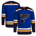 Camiseta Hockey St. Louis Blues Primera Autentico Pro Azul