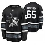 Camiseta San Jose Sharks Erik Karlsson 2019 All Star Negro