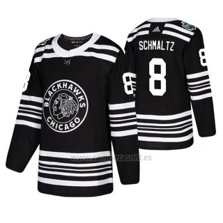 Camiseta Chicago Blackhawks Nick Schmaltz Winter Classic Adidas Negro