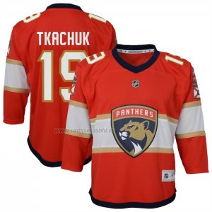 Camiseta Hockey Nino Florida Panthers Matthew Tkachuk Primera Replica Rojo